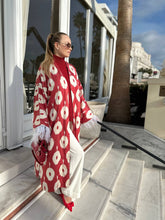 Load image into Gallery viewer, 85% Silk 15% Cotton Kimono “Be My Valentine”
