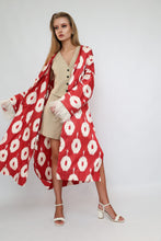 Load image into Gallery viewer, 85% Silk 15% Cotton Kimono “Be My Valentine”