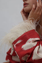 Load image into Gallery viewer, 85% Silk 15% Cotton Kimono “Be My Valentine”