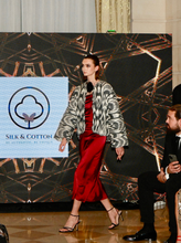 Load image into Gallery viewer, 100% Cotton Quilted Jacket "Be My Rock"