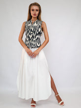 Load image into Gallery viewer, 100% Cotton Black Ikat Waistcoat