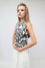 Load image into Gallery viewer, 100% Cotton Black Ikat Waistcoat