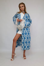 Load image into Gallery viewer, 100% Cotton Kimono “Calm Lagoon”