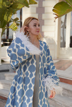 Load image into Gallery viewer, 100% Cotton Kimono “Calm Lagoon”