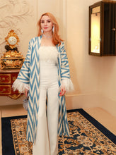 Load image into Gallery viewer, 100% Cotton Kimono "Charm d'Azur"