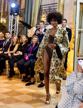 Load image into Gallery viewer, 85% Silk Kimono “Golden Sunset”