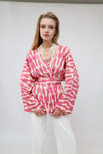 Load image into Gallery viewer, 100% Cotton Purple Mini Kimono With No Feathers