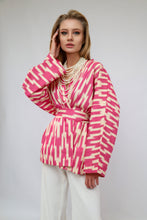 Load image into Gallery viewer, 100% Cotton Purple Mini Kimono With No Feathers