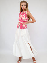 Load image into Gallery viewer, 100% Cotton Purple Ikat Waistcoat