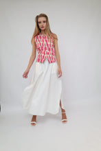 Load image into Gallery viewer, 100% Cotton Purple Ikat Waistcoat