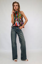 Load image into Gallery viewer, 100% Silk Vintage Sleeveless Blouse