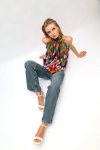 Load image into Gallery viewer, 100% Silk Vintage Sleeveless Blouse