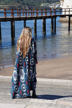 Load image into Gallery viewer, Versatile Ikat Beach Kimono