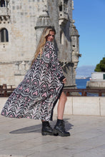 Load image into Gallery viewer, Versatile Ikat Beach Kimono