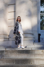 Load image into Gallery viewer, Belted 85% Silk Maxi Kimono "Mystical Midnight"