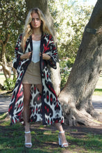 Load image into Gallery viewer, Versatile Ikat Maxi Kimono