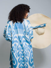 Load image into Gallery viewer, Belted 100% Cotton Maxi Kimono " Summer Breeze"