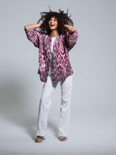 Load image into Gallery viewer, Belted 100% Cotton Short Kimono "Dreamy Amethyst"