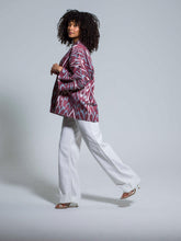 Load image into Gallery viewer, Belted 100% Cotton Short Kimono "Dreamy Amethyst"