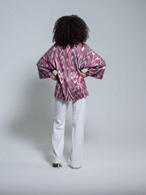 Load image into Gallery viewer, Belted 100% Cotton Short Kimono "Dreamy Amethyst"