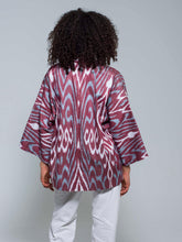 Load image into Gallery viewer, Belted 100% Cotton Short Kimono "Dreamy Amethyst"
