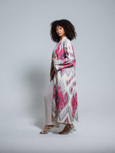Load image into Gallery viewer, 100% Cotton Maxi Kimono "Blooming Orchid"