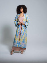 Load image into Gallery viewer, Belted 100% Cotton Maxi Kimono "Sheer Bliss"