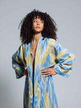 Load image into Gallery viewer, Belted 100% Cotton Maxi Kimono "Sheer Bliss"