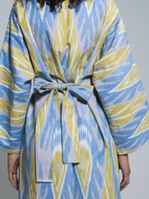 Load image into Gallery viewer, Belted 100% Cotton Maxi Kimono "Sheer Bliss"