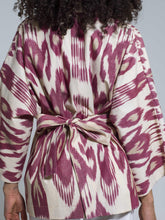 Load image into Gallery viewer, Belted 100% Cotton Short Jacket "Forgotten Pleasures"