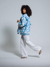 Load image into Gallery viewer, Belted 100% Short Cotton Jacket " Summer Breeze"