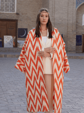 Load image into Gallery viewer, 100% Cotton Maxi Kimono "Worthy and bold"