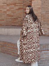 Load image into Gallery viewer, 100% Cotton Maxi Kimono "Chocolate Soul"