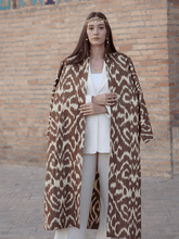 Load image into Gallery viewer, 100% Cotton Maxi Kimono "Chocolate Soul"
