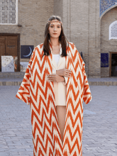 Load image into Gallery viewer, 100% Cotton Maxi Kimono "Worthy and bold"