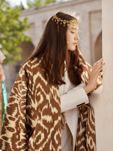 Load image into Gallery viewer, 100% Cotton Maxi Kimono "Chocolate Soul"