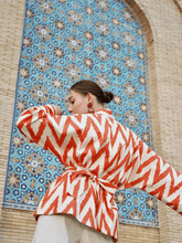 Load image into Gallery viewer, 100% Cotton Mini Kimono "Worthy and bold"