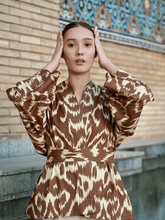 Load image into Gallery viewer, 100% Cotton mini Kimono "Chocolate Soul"