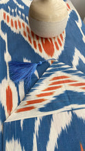 Load image into Gallery viewer, 100% Cotton Ikat Table Runner "Santorini Sunset"
