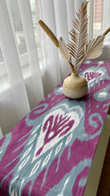 Load image into Gallery viewer, 100% Cotton Ikat Table Runner "Mysterious Dawn"