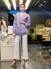 Load image into Gallery viewer, 85% Silk Quilted Jacket "Celestial Dream"