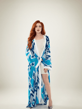 Load image into Gallery viewer, Versatile Ikat Beach Kimono