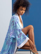 Load image into Gallery viewer, Versatile Ikat Beach Kimono