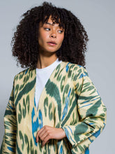 Load image into Gallery viewer, Midi 100% Cotton Kimono "Northen Lights"