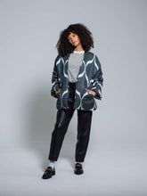 Load image into Gallery viewer, 85% Silk Quilted Jacket "Mistycal Midnight"