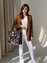 Load image into Gallery viewer, Velvet Ikat Bag "Sofia"