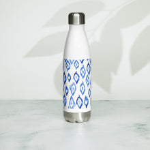 Load image into Gallery viewer, Ikat Pattern - Stainless Steel Water Bottle