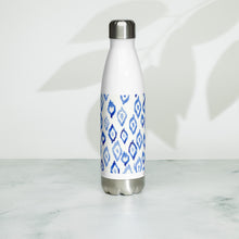 Load image into Gallery viewer, Ikat Pattern - Stainless Steel Water Bottle