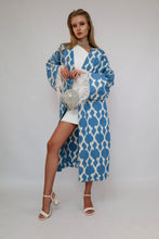 Load image into Gallery viewer, 100% Cotton Kimono “Calm Lagoon”
