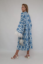 Load image into Gallery viewer, 100% Cotton Kimono “Calm Lagoon”
